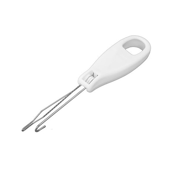 Aide à Crochet à Bouton, Aide à la Fermeture à Glissière en Acier Léger, Double Crochet, Crochet à Bouton, Aide à la Fermetur