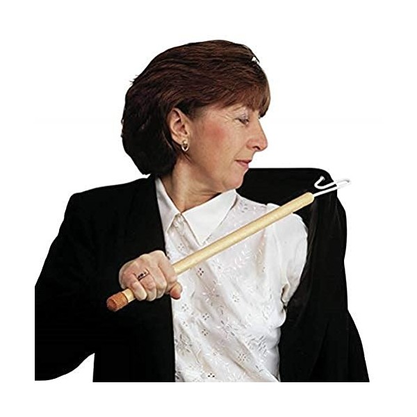Homecraft Dressing Stick, Coated Hook to Pull on or Push off Clothes Independently, Remove Socks, Daily Living Aid, Difficult