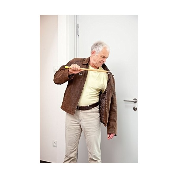 Homecraft Dressing Stick, Coated Hook to Pull on or Push off Clothes Independently, Remove Socks, Daily Living Aid, Difficult