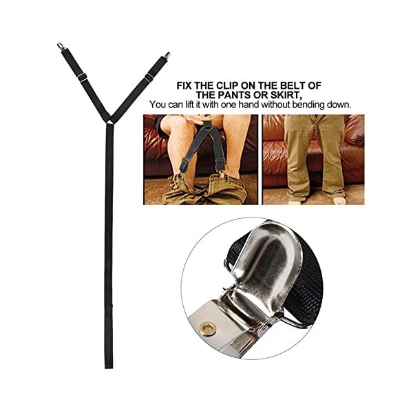 Ceinture de Port de Pantalon, Ceinture DAide à Pantalon, Aide à Tirer le Pantalon sans Flexion pour les Personnes âgées Hand