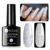 UR SUGAR 7,5ML Vernis Semi Permanent Pailleté Reflective Glitter Gel Nail Polish Vernis Gel UV Holographique Paillette Ongles