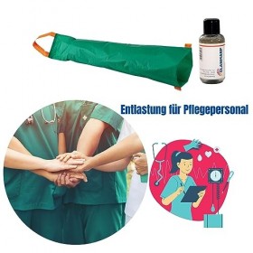 Arion Easy Slide Aide à enfiler les manches de compression Taille M longueur 55,5 cm + lessive Olanmarp pour bas de compres