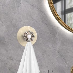 Jikiaci Adhésif pour Salle Bain - Crochet Porte-Serviettes pour Mur Salle Bain Auto-adhésif | Étanche dans Les Douche pour ac