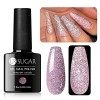 UR SUGAR 7,5ML Vernis Semi Permanent Pailleté Reflective Glitter Gel Nail Polish Vernis Gel UV Holographique Paillette Ongles