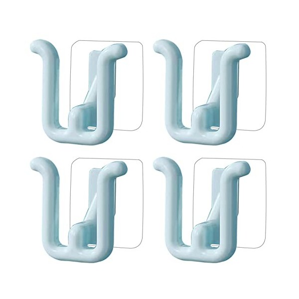 warkul Lot de 4 porte-chaussons muraux auto-adhésifs sans perforation pour salle de bain