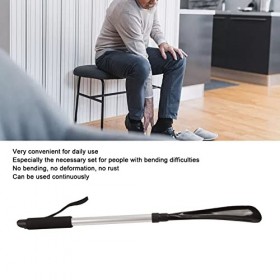 Cuillère à chaussures, langue de chaussure télescopique Portable PP pour hommes pour personnes âgées