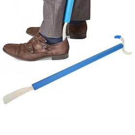 Bâton daide à lhabillage avec Crochet en Forme de S, Long Bâton daide à lhabillage pour Personnes Handicapées, pour Les P