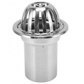 Siphon de sol de drainage, drain de sol extérieur durable pratique non bloquant pour balcon 5 pouces 