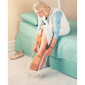 Enfile bas de contention | Léger et confortable | Blanc | Mobiclinic