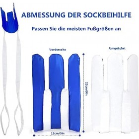 LATRAT Aide à lenfilage des chaussettes et des bas - Pour personnes âgées, handicapées, enceintes et immobiles