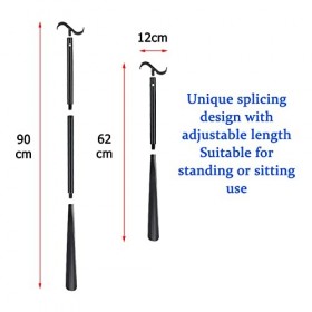 Chaussure Long Assisté Enfilage Aide à Décoller les Chaussettes Aide Aide pour les personnes âgées handicapées Épissage 3 piè