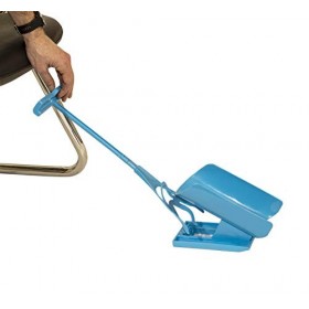 Aidapt Bathroom Ltd Enfile Chaussette avec Chausse Pied Bleu VM947B