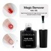 COSCELIA Dissolvant Vernis Semi Permanent,Magic Remover Professionnel pour Vernis à Ongles, Supprime le Vernis Gel Soak-Off