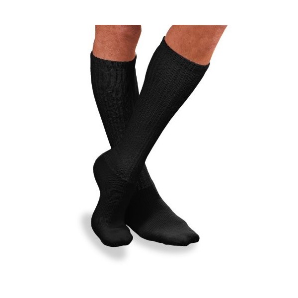 Jobst 110866 Sensifoot 8-15 mmHg unisexe Knee High diab-tiques Chaussettes de soutien doux - taille et la couleur, noir, peti