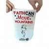 Chaussettes amputee « Faith Can Move Mountains wh sock w hands V1 », 3 plis résiduels