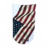 Heal with Appeal Amputee Sock Vintage American Flag Angled V1, 3PLY Residual Wound, Over Shrinker Sock