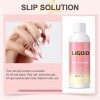 COSCELIA Slip Solution Polymer Gel 80ml - Construction Polymer Gel, Ongles et Extensions UV LED, Solution Liquide