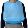 YYGMSS Bavoir Adulte en Silicone Imperméable, Avec Poche Ramasse-miettes Amovible en Option,Protection Vêtements Adultes Femm