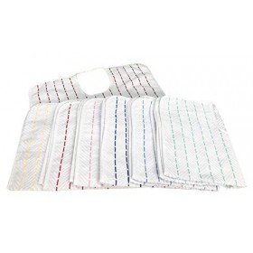 Set bavoir adulte CESARE © bavoir avec élastique 6 PEZZI colori DONNA