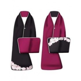 GIYOKUJA Lot de 3 bavoirs réversibles pour adulte avec boutons-pression, bavoirs Dignity pour adultes, pour personnes âgées, 