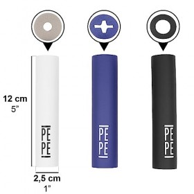 PEPE - Tube en Mousse pour Couvert x6 unités, 3 Formes Différentes , Housse de Poignée en Mousse Antidérapante, Tubes à Poig
