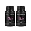 Shelloloh 2 Flacons Nail Liquide Slip Solution Gel Liquid Nail Liquid Poly Extension Slip Solution Acrylic Nail Gel 30ml