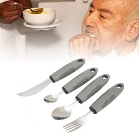 Ensemble Dustensiles Adaptatifs, Argenterie Pour Laide à Larthrite Pour la Maladie De Parkinson, les Tremblements des Main