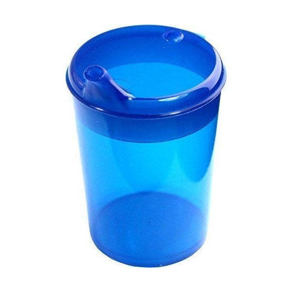 250 Ml Gobelet à Bec Tasse à Bec, Gobelet, Gobelet Différentes Couleurs + Trinköffnungen Medi-Inn - Transparent, Ouverture po