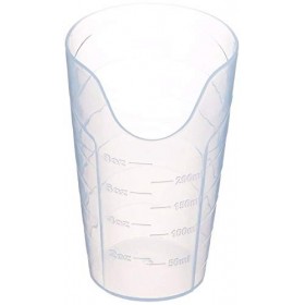 Gobelet Sammons Preston Nosey, verre découpé pour une position stable et fixe pour boire, gobelets translucides fonctionnels 