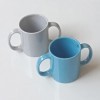 AncientImpex Lot de 2 tasses en céramique à double poignée pour un maintien sûr | Tasses en céramique sans BPA à double poign