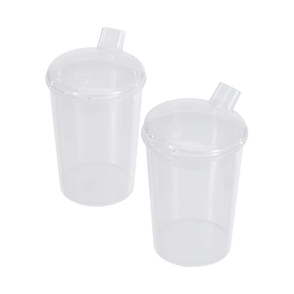 Homecraft Feeding Cups, 8mm, Standard, Drinking Aid for Independence, 250 mL Plastic Cup for Safe Drinking and Consumption of