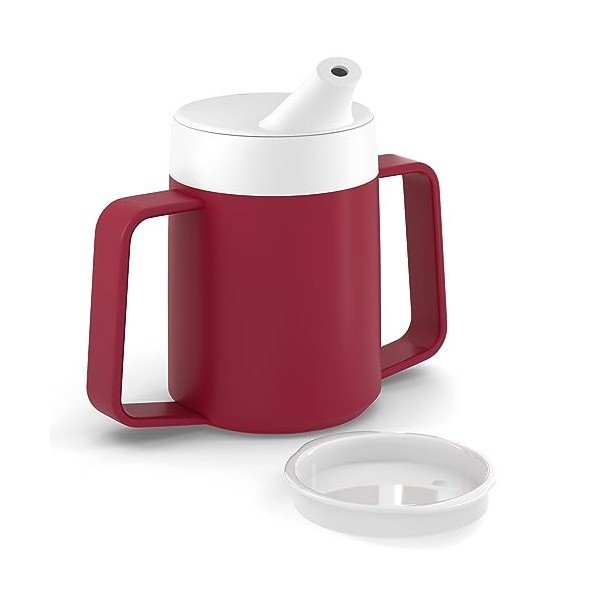 JFA Supplies Tasse à boire 2 poignées 165 ml pour adulte Rouge