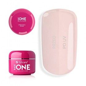 Silcare Base One French Pink Gel UV de construction Rose 15 g