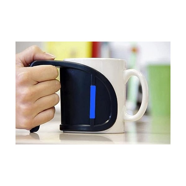 NRS Healthcare Duo tasse et poignée pour tasse Bleu