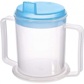 Life Healthcare Gobelet pour adultes – 300 ml – Gobelets anti-déversement pour personnes âgées – Passe au lave-vaisselle – Pl