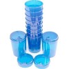 Bill Becher 250 ML Set 10 Sous-Parties + 20 Couvercle Ouverture 10 Pièces 12 X 10mm U.10 Stück 4 X 4mm IN Diverses Couleurs