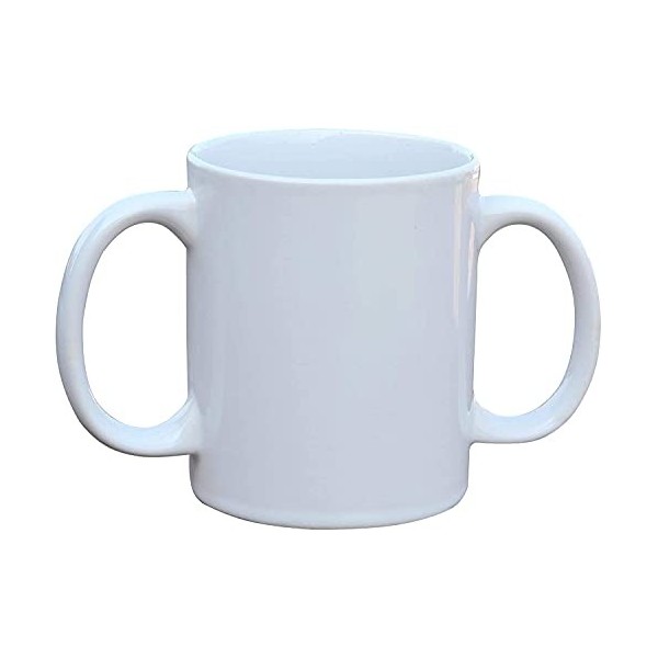 AncientImpex Tasse en céramique à double poignée pour une tenue sûre | Tasses en céramique à double poignée pour aider les tr