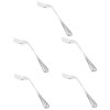 Healifty 3Pcs Vieil Homme Fourchette Coudée Cuillère En Acier Inoxydable Ustensiles Portables Ustensiles De Service Fourchett