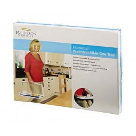 Homecraft Plateau avec poignée de transport, transport à une main, peut ouvrir les portes tout en transportant, aide à la vie