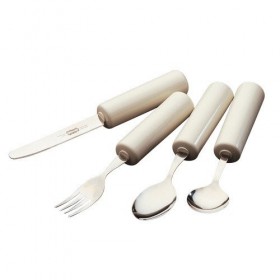 Homecraft Queens Cutlery, Set, Fork, Knife, Tablespoon, Teaspoon Eligible for VAT relief in the UK Stainless Steel Adaptive
