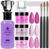 MAGIC ARMOR Kit dongles en acrylique professionnel, monomer acrylique ongle Liquide Acrylique pour ongles avec poudre acryli