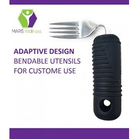 Ensemble de couverts 3 pièces super faciles à prendre – fourchette, couteau et cuillère encastrables