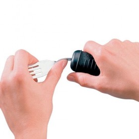 Homecraft Cuillère à soupe avec revêtement doux Kings, en PVC de qualité alimentaire, couverts de cuisine pour personnes avec