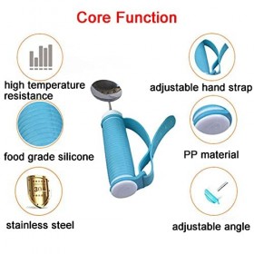 Bias&Belief Handicapé de La Cuillère Prise Facile Couverts Personnes Âgées Anti-Shake Cuillère Ustensiles Incurvés Adaptatifs