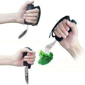 Ensembles de couverts Aides aux personnes handicapées Couverts à manger, personnes âgées handicapées Vaisselle daide à lali