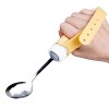 Cuillère pliable pour personnes âgées, ensemble dustensiles daide à lalimentation pliables adaptatifs avec dragonne réglab