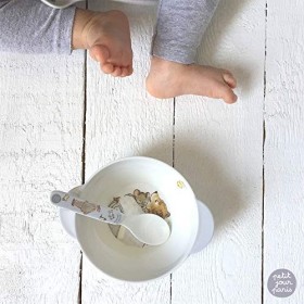 Petit Jour Paris - EC928K - Bol à oreilles Ernest & Célestine - Favorise lautonomie! Mélamine