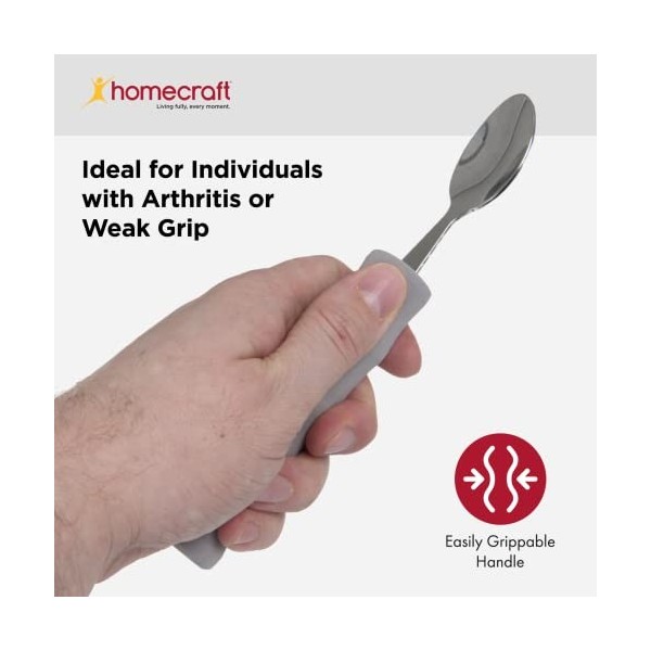 Homecraft Cuillère à Café Légère avec Manche en Mousse
