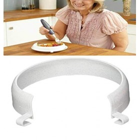 Plaque de protection alimentaire pour patient Parkinson, prévention des déversements à clipser, aide à manger, aide à manger 