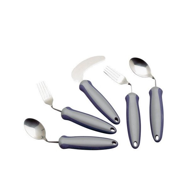 Homecraft Newstead Cutlery, Left Handed Spoon Eligible for VAT relief in the UK Adaptive Dining Aid, Utensil for Elderly, D